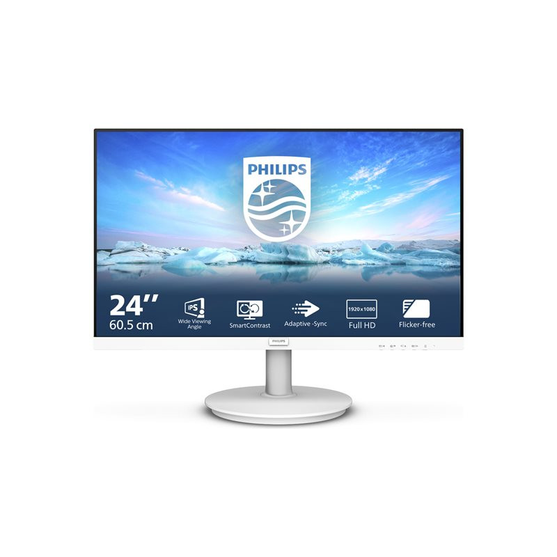 Écran LED - 24" (23.8" visualisable) - 1920 x 1080 Full HD (1080p) @ 75 Hz - IPS - 250 cd - m² - 10... (241V8AW/00)_1