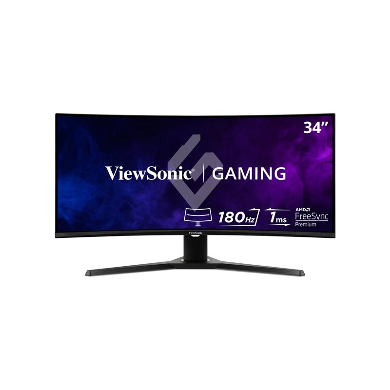 Écran LED - jeux - incurvé - 34" - 3440 x 1440 WQHD @ 144 Hz - MVA - 300 cd - m² - 4000:1 - 1 ms -... (VX3418-2KPC)_1