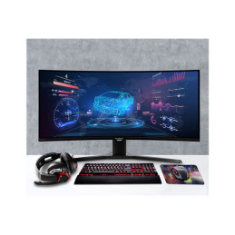 Écran LED - jeux - incurvé - 34" - 3440 x 1440 WQHD @ 144 Hz - MVA - 300 cd - m² - 4000:1 - 1 ms -... (VX3418-2KPC)_9