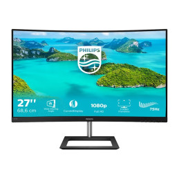 Écran LED - incurvé - 27" (27" visualisable) - 1920 x 1080 Full HD (1080p) @ 75 Hz - VA - 250 cd - ... (272E1CA/00)_1