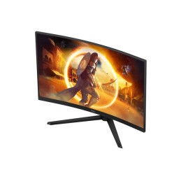 G4 Series - écran LED - jeux - incurvé - 32" (31.5" visualisable) - 2560 x 1440 QHD @ 180 Hz - Fast V... (CQ32G4VE)_3