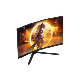 G4 Series - écran LED - jeux - incurvé - 32" (31.5" visualisable) - 2560 x 1440 QHD @ 180 Hz - Fast V... (CQ32G4VE)_4