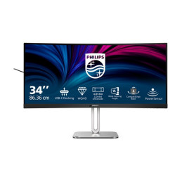 5000 Series - écran LED - incurvé - USB - 34" - 3440 x 1440 WQHD @ 120 Hz - VA - 300 cd - m² - 4... (34B2U5600C/00)_1