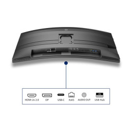 5000 Series - écran LED - incurvé - USB - 34" - 3440 x 1440 WQHD @ 120 Hz - VA - 300 cd - m² - 4... (34B2U5600C/00)_9