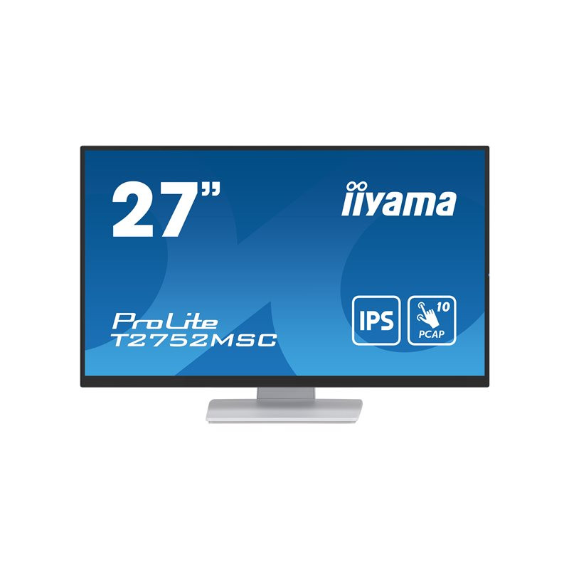 Écran LED - 27" - écran tactile - 1920 x 1080 Full HD (1080p) @ 60 Hz - IPS - 400 cd - m² - 1000:1... (T2752MSC-W1)_1
