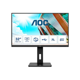 Écran LED - 31.5" - 3840 x 2160 4K @ 60 Hz - VA - 350 cd - m² - 3000:1 - 4 ms - 2xHDMI, DisplayPort - ha... (U32P2)_1