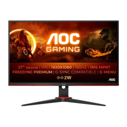 G2 Series - écran LED - jeux - 27" - 1920 x 1080 Full HD (1080p) @ 165 Hz - IPS - 250 cd - m² - 10... (27G2SPAE/BK)_1