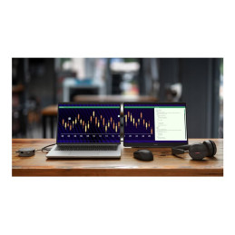 Écran LED - 14" - portable - 1920 x 1200 WUXGA @ 60 Hz - IPS - 400 cd - m² - 1500:1 - 7 ms - 2xUSB-... (DELL-P1425)_8