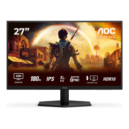 Écran LED - jeux - 27" - 2560 x 1440 QHD @ 180 Hz - Fast IPS - 300 cd - m² - 1000:1 - HDR10 - 0.5 ms ... (Q27G42XE)_1