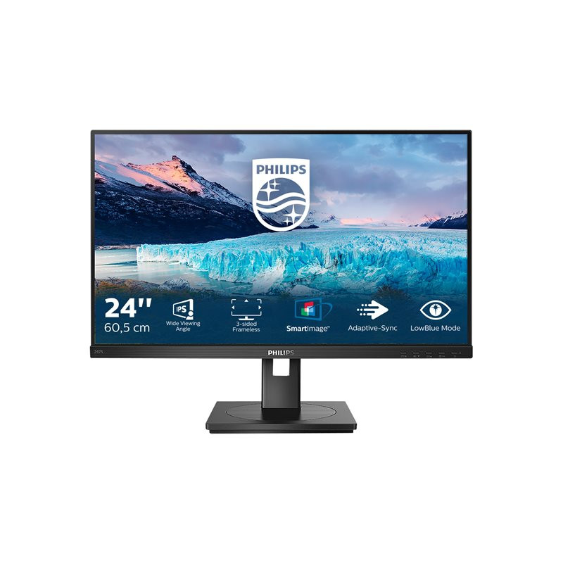 Écran LED - 24" - 1920 x 1080 Full HD (1080p) @ 75 Hz - IPS - 300 cd - m² - 1000:1 - 4 ms - HDMI, D... (242S1AE/00)_1