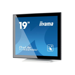 Écran LED - 19" - écran tactile - 1280 x 1024 - IPS - 250 cd - m² - 1000:1 - 14 ms - HDMI, VGA, ... (T1932MSC-W5AG)_2