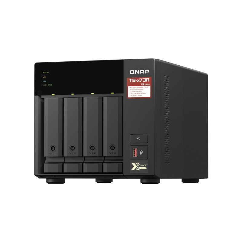 Serveur NAS - 4 Baies - SATA 6Gb - s - RAM 8 Go - 2.5 Gigabit Ethernet (TS-473A-8G+4XST2000VN003)_1