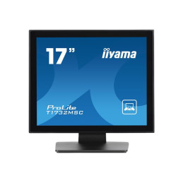 Écran LED - 17" - écran tactile - 1280 x 1024 @ 75 Hz - TN - 250 cd - m² - 1000:1 - 5 ms - HDMI... (T1732MSC-B1SAG)_1