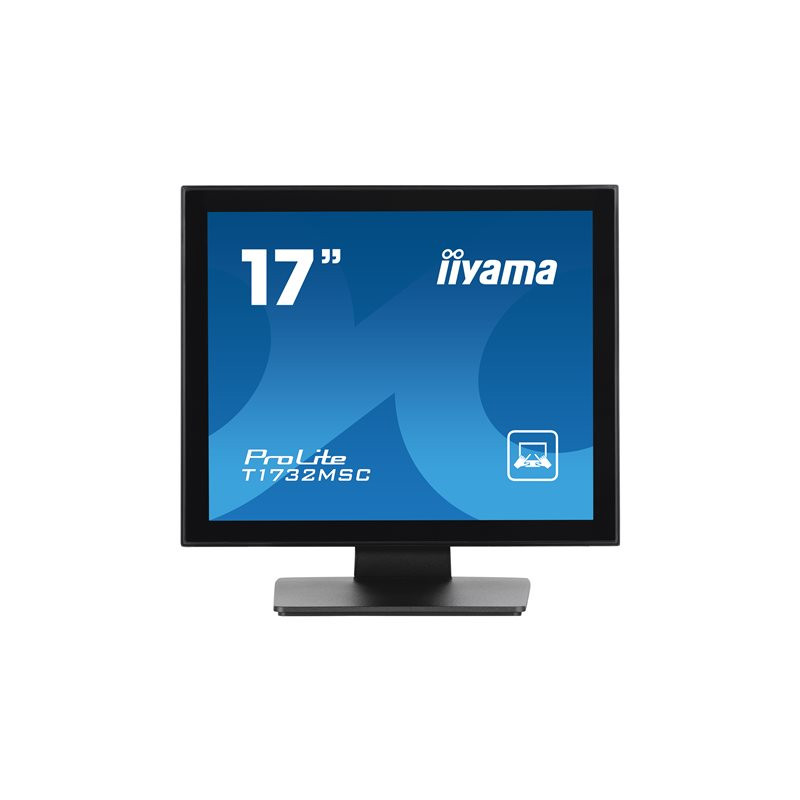 Écran LED - 17" - écran tactile - 1280 x 1024 @ 75 Hz - TN - 250 cd - m² - 1000:1 - 5 ms - HDMI... (T1732MSC-B1SAG)_1