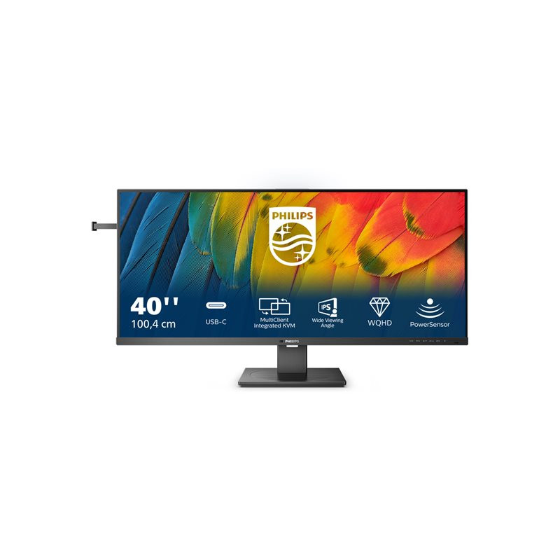 5000 Series - écran LED - USB - 40" (39.53" visualisable) - 3440 x 1440 WQHD @ 120 Hz - IPS - 500... (40B1U5600/00)_1
