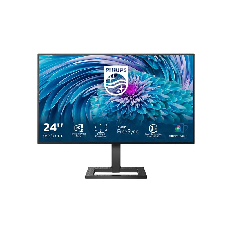 Écran LED - 24" (23.8" visualisable) - 1920 x 1080 Full HD (1080p) @ 75 Hz - IPS - 300 cd - m² - 10... (242E2FA/00)_1