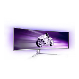 Moniteur OLED - jeux - incurvé - 49" (48.9" visualisable) - 5120 x 1440 Dual Quad HD @ 144 Hz - ... (49M2C8900L/00)_3