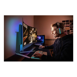 Moniteur OLED - jeux - incurvé - 49" (48.9" visualisable) - 5120 x 1440 Dual Quad HD @ 144 Hz - ... (49M2C8900L/00)_12