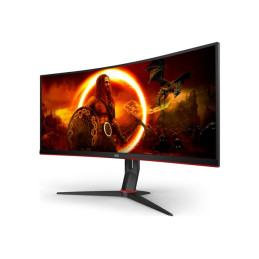 Écran LED - jeux - incurvé - 34" - 3440 x 1440 WQHD @ 180 Hz - VA - 4000:1 - DisplayHDR 400 - 1 ms... (CU34G2XP/BK)_2