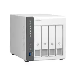 Serveur NAS - 4 Baies - SATA 6Gb - s - RAID 0, 1, 5, 6, 10, JBOD, 50, 60 - RAM 4 Go ... (K/TS-433-4G+4XMN10ADA600S)_4