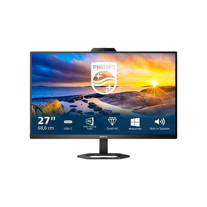 5000 Series - écran LED - 27" - 2560 x 1440 QHD @ 75 Hz - IPS - 300 cd - m² - 1000:1 - 1 ms - H... (27E1N5600HE/00)_1