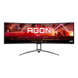 AOC Gaming AG493UCX - AGON Series - écran LED - jeux - incurvé - 49" - 5120 x 1440 Dual Quad HD @ 12... (AG493UCX2)_1