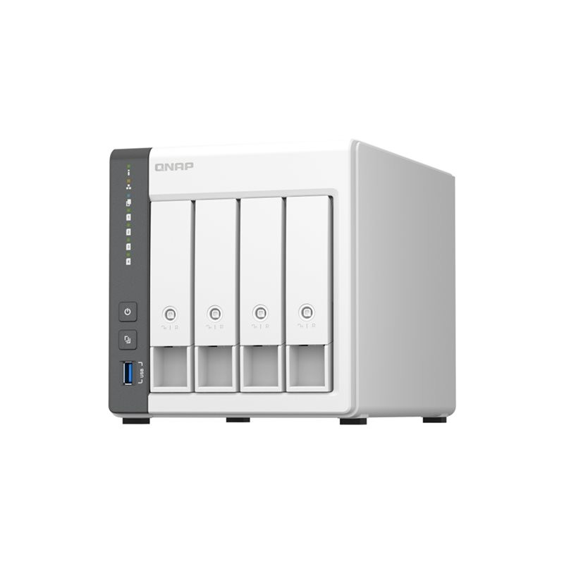 Serveur NAS - 4 Baies - SATA 6Gb - s - RAID 0, 1, 5, 6, 10, JBOD, 50, 60 - RAM 4 Go - ... (TS-433-4G+4XST2000VN003)_1