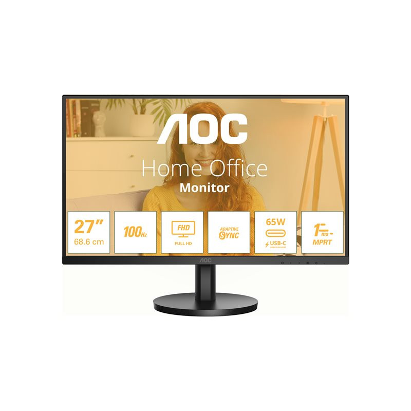B3 Series - écran LED - 27" - 1920 x 1080 Full HD (1080p) @ 100 Hz - IPS - 250 cd - m² - 1300:1 - 1 ms... (27B3CA2)_1