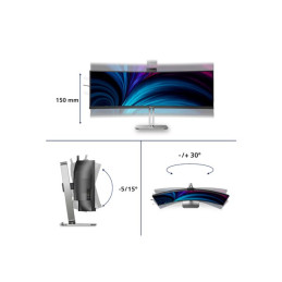 5000 Series - écran LED - incurvé - USB - 49" (48.8" visualisable) - 5120 x 1440 Dual Quad HD @... (49B2U5900CH/00)_5