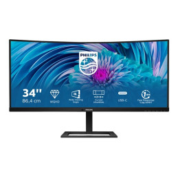 Écran LED - incurvé - 34" - 3440 x 1440 UWQHD @ 100 Hz - VA - 300 cd - m² - 3000:1 - 1 ms - HDMI,... (346E2CUAE/00)_1