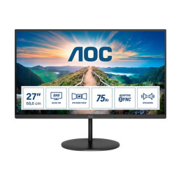 Écran LED - 27" - 2560 x 1440 QHD @ 75 Hz - IPS - 250 cd - m² - 1000:1 - 4 ms - HDMI, DisplayPort - ha... (Q27V4EA)_1