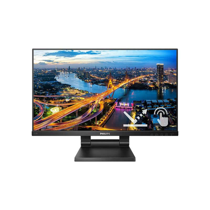 Écran LED - 22" (21.5" visualisable) - écran tactile - 1920 x 1080 Full HD (1080p) @ 75 Hz - IPS - ... (222B1TC/00)_1