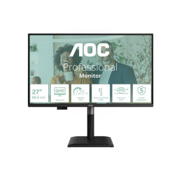 P4 Series - écran LED - 27" - 2560 x 1440 QHD @ 120 Hz - IPS - 350 cd - m² - 1500:1 - 4 ms - HDMI, Dis... (Q27P4CV)_3