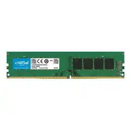 Crucial - DDR4 - module - 8 Go - DIMM 288 broches - 3200 MHz - PC4-25600 - CL22 - 1.2 V - mémoire sans... (CT8G4DFRA32A)_1