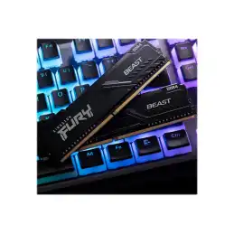 Kingston FURY Beast - DDR4 - kit - 16 Go: 2 x 8 Go - DIMM 288 broches - 3200 MHz - PC4-25600 - CL16... (KF432C16BBK2/16)_12