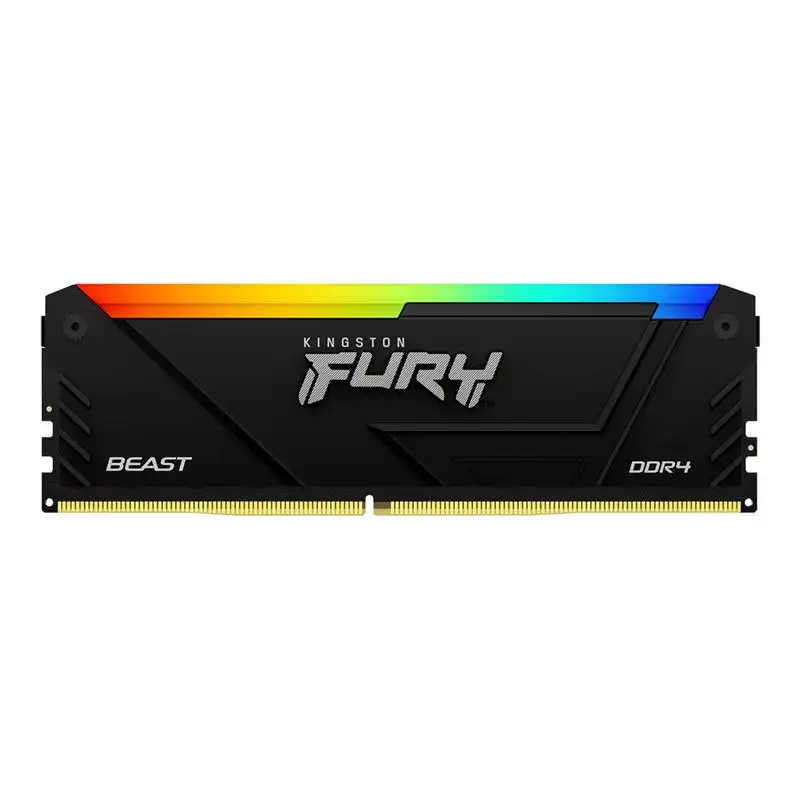 Kingston FURY Beast RGB - DDR4 - module - 8 Go - DIMM 288 broches - 3200 MHz - PC4-25600 - CL16 - 1.... (KF432C16BB2A/8)_1