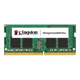 Kingston ValueRAM - DDR4 - module - 8 Go - SO DIMM 260 broches - 3200 MHz - PC4-25600 - CL22 - 1.2 V -... (KVR32S22S8/8)_1