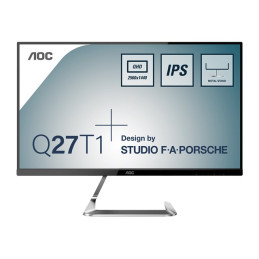Écran LED - 27" - 2560 x 1440 WQHD @ 60 Hz - IPS - 350 cd - m² - 1000:1 - 5 ms - 2xHDMI, DisplayPort - a... (Q27T1)_1