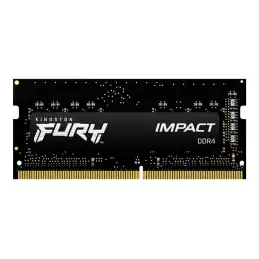 Kingston FURY Impact - DDR4 - kit - 16 Go: 2 x 8 Go - SO DIMM 260 broches - 3200 MHz - PC4-25600 - ... (KF432S20IBK2/16)_1