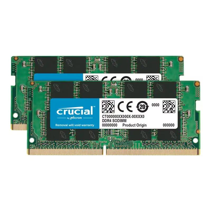 Crucial - DDR4 - kit - 32 Go: 2 x 16 Go - SO DIMM 260 broches - 3200 MHz - PC4-25600 - CL22 - 1.2 V... (CT2K16G4SFRA32A)_1