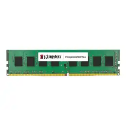Kingston ValueRAM - DDR4 - module - 8 Go - DIMM 288 broches - 3200 MHz - PC4-25600 - CL22 - 1.2 V - mé... (KVR32N22S6/8)_1