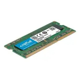 Crucial - DDR4 - module - 4 Go - SO DIMM 260 broches - 2666 MHz - PC4-21300 - CL19 - 1.2 V - mémoire s... (CT4G4SFS8266)_2