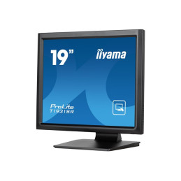 Écran LCD - 19" - écran tactile - 1280 x 1024 @ 75 Hz - IPS - 250 cd - m² - 1000:1 - 14 ms - HDMI,... (T1931SR-B1S)_2