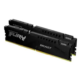 Kingston FURY Beast - DDR5 - kit - 64 Go: 2 x 32 Go - DIMM 288 broches - 5600 MHz - PC5-44800 - CL4... (KF556C40BBK2-64)_1