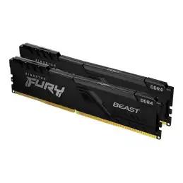 Kingston FURY Beast - DDR4 - kit - 32 Go: 2 x 16 Go - DIMM 288 broches - 3200 MHz - PC4-25600 - CL... (KF432C16BB1K2/32)_2