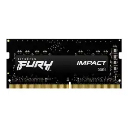 Kingston FURY Impact - DDR4 - module - 8 Go - SO DIMM 260 broches - 2666 MHz - PC4-21300 - CL15 - 1.2 ... (KF426S15IB/8)_1
