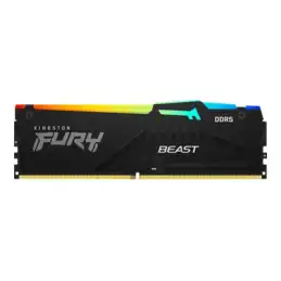 Kingston FURY Beast RGB - DDR5 - kit - 32 Go: 2 x 16 Go - DIMM 288 broches - 5600 MHz - PC5-44800... (KF556C36BBEAK2-32)_1