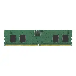 Kingston ValueRAM - DDR5 - module - 8 Go - DIMM 288 broches - 4800 MHz - PC5-38400 - CL40 - 1.1 V - m... (KVR48U40BS6-8)_1
