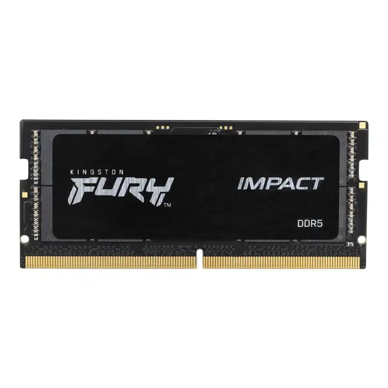 Kingston FURY Impact - DDR5 - kit - 32 Go: 2 x 16 Go - SO DIMM 262 broches - 4800 MHz - PC5-38400 -... (KF548S38IBK2-32)_1