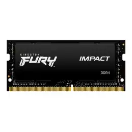 Kingston FURY Impact - DDR4 - kit - 64 Go: 2 x 32 Go - SO DIMM 260 broches - 3200 MHz - PC4-25600 -... (KF432S20IBK2/64)_1